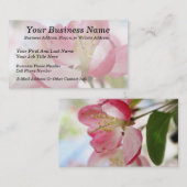 Blüten des hellen Frühlings Visitenkarte (Vorne/Hinten)