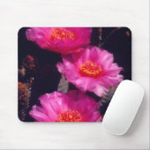 Blüten des Kaktus Beavertail 2 Mousepad (Mit Mouse)