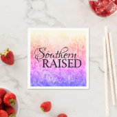 Blüten des Kulturerbes: Südliche Wasserfarbe Serviette (Beispiel)