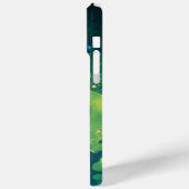 Blüten des Teich Axolotl Garden Case-Mate iPhone Hülle (Rückseite / Links)