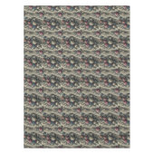 Blüten des Verfalls – Gothic Medium Pattern Tischdecke (Vorderseite)