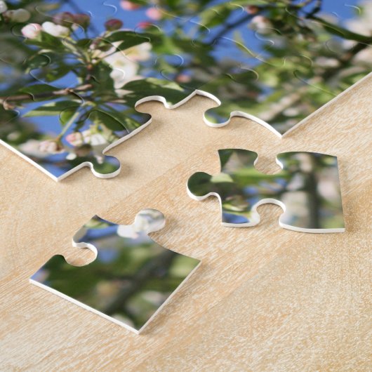 Blüten des weißen Apfels Puzzle (Seite)