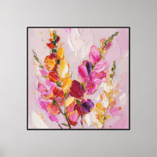 Blüten-Drift-Abstraktes Blumenbild auf Leinwand