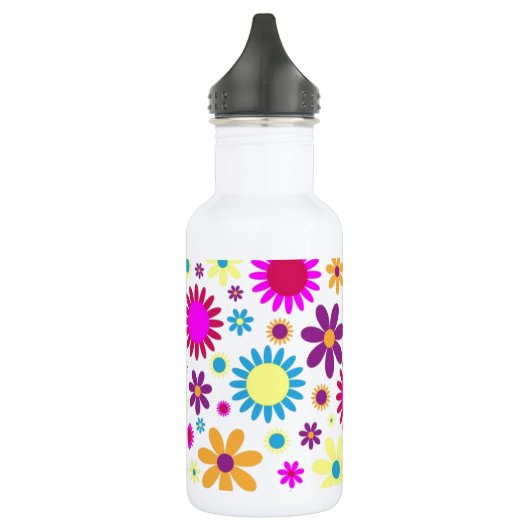 Blüten Edelstahlflasche (Links)