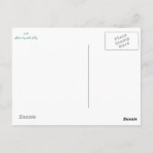 Blüten eines Saguaro Postkarte (Rückseite)