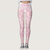 Blüten eleganter Leggings (Vorderseite)