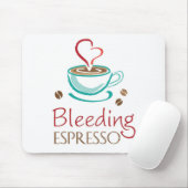 Bluten-Espresso-Mausunterlage Mousepad (Mit Mouse)
