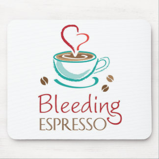 Bluten-Espresso-Mausunterlage Mousepad