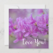 Blüten flatter Grußkarte Karte (Vorderseite)