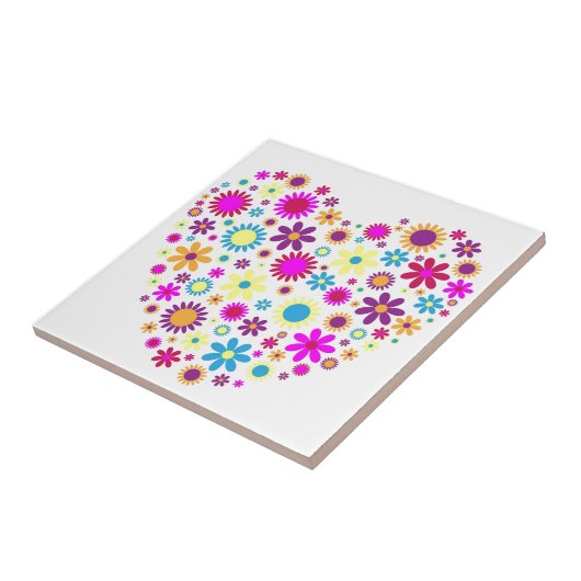 Blüten Fliese (Seite)