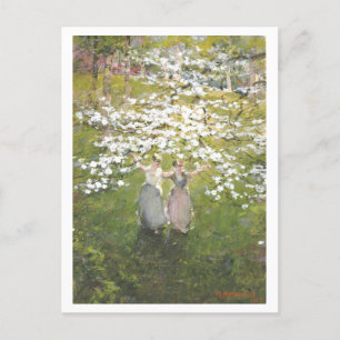 Blüten Freundschaft/Schmerzmalerei Postkarte