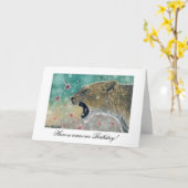 Blüten Geburtskarte Karte (Gelbe Blume)