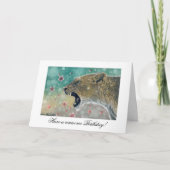 Blüten Geburtskarte Karte (Vorderseite)