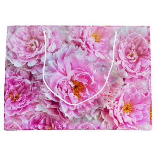 Blüten Große Geschenktasche Geschenktüte (Vorderseite)