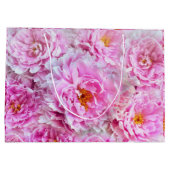 Blüten Große Geschenktasche Geschenktüte (Rückseite)