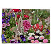 Blüten Große Geschenktasche Große Geschenktüte (Rückseite)