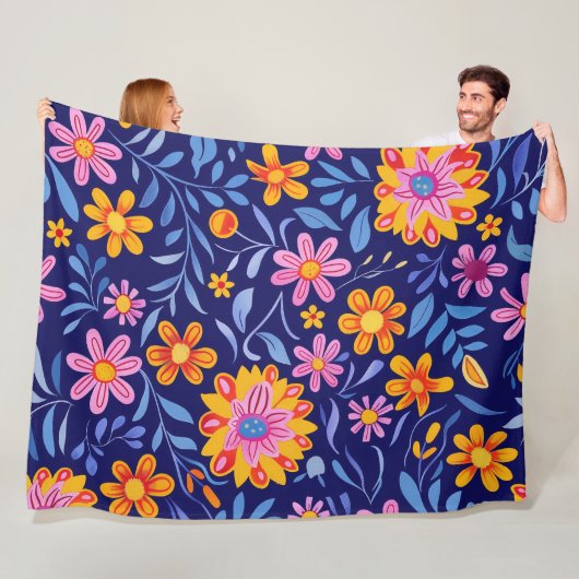 Blüten im Breeze 60x80 Fleece Blanket (Beispiel)