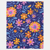 Blüten im Breeze 60x80 Fleece Blanket (Vorderseite)