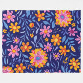 Blüten im Breeze 60x80 Fleece Blanket (Vorderseite (Horizontal))