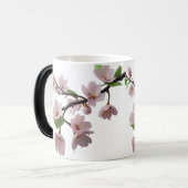 Blüten im Regen - Elegantes Kirschblühen Verwandlungstasse (Vorderseite Links)