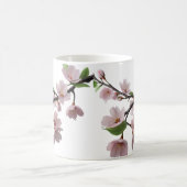 Blüten im Regen - Elegantes Kirschblühen Verwandlungstasse (Mittel)