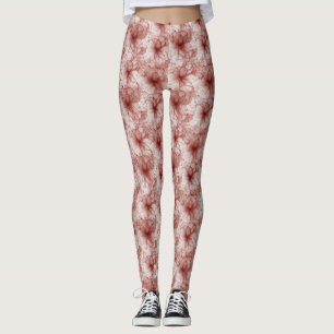 Blüten im Scarlet Veil Leggings