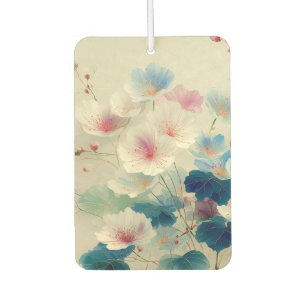 Blüten in Blüte – Sanfte Pastell-Botanikkunst #1 Autolufterfrischer