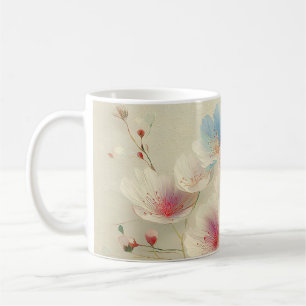 Blüten in Blüte – Sanfte Pastell-Botanikkunst #1 Kaffeetasse