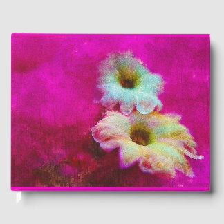 Blüten in Rosa Gästebuch