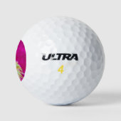 Blüten in Rosa Golfball (Logo)
