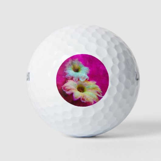 Blüten in Rosa Golfball (Vorderseite)