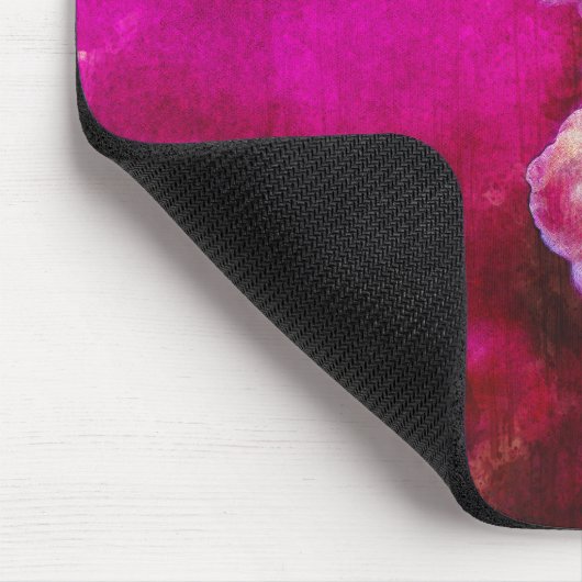 Blüten in Rosa Mousepad (Ecke)