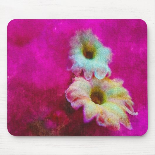 Blüten in Rosa Mousepad (Vorne)