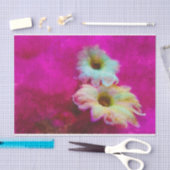 Blüten in Rosa Seidenpapier (Handwerk)