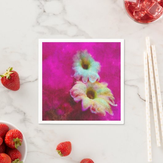 Blüten in Rosa Serviette (Beispiel)