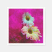 Blüten in Rosa Serviette (Vorderseite)