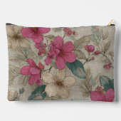 Blüten in Rosa Zubehörtasche (Rückseite)