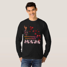 Blüten in rosaroter Harmonie T-Shirt