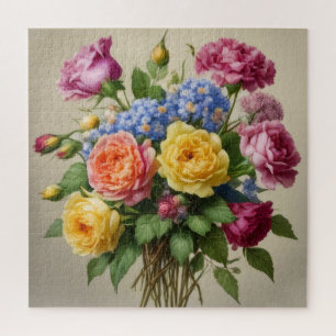 Blüten in Vollblut Puzzle