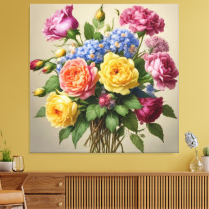 Blüten in voller Blüte Leinwanddruck