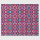 Blüten-Kaleidoskop Geschenkpapier (Flach)