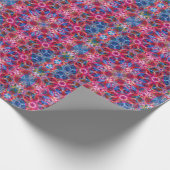 Blüten-Kaleidoskop Geschenkpapier (Ecke)
