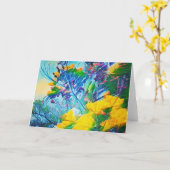 Blüten Karte (Gelbe Blume)