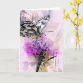 Blüten Karte (Gelbe Blume)