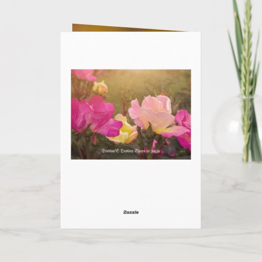 Blüten Karte (Rückseite)