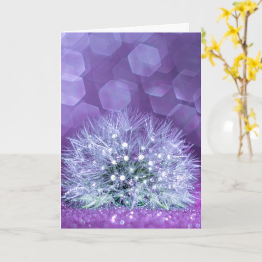 Blüten Karte (Gelbe Blume)