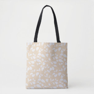 Blüten   Korallenrot & Weiß Tasche