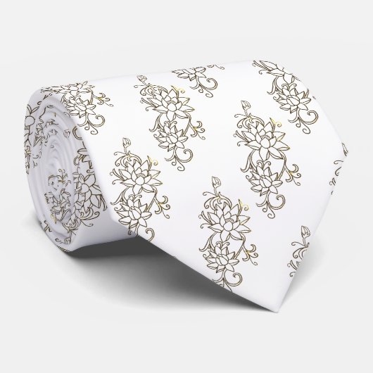 Blüten Krawatte (Gerollt)