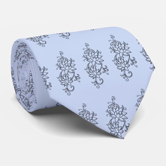 Blüten Krawatte (Gerollt)