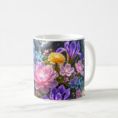 Blüten Kunst Tasse (VorderseiteRechts)